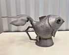 Antique Chinese Pewter Koi Fish Teapots - Antique Chinese Collectible Teapots