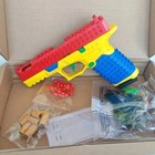 Working Building Bricks Blocks Gun Set Shooting Toy Blaster Firearm  not Lego 