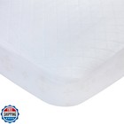 Carters Waterproof Fitted Quilted Crib And Toddler Protective Mattress Pad Co   