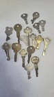 Mixed Lot Vintage Keys Metal Various Brands Set Of 17
