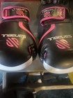 Sanabul Essential Gel Boxing Kickboxing Punching Bag Gloves Black pink