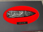 Contemporary Dream Spears Jean Jury Scrimshaw On Resin Stealth Wolf Design