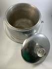 Vtg Barware Mid Century Modern Atomic Kromex Lucite Aluminum Covered Ice Bucket