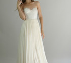 Leanne Marshall Silk Strapless Wedding Dress