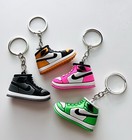 8 Pack Variety Nike Air Jordan Shoe Keychain 3d Mini Sneaker Charms