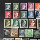 Nazi German Wwii Ww2 Third Reich Hindenburg Swastika Hitler Stamp Collection X40