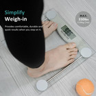 Digital Bathroom Scale For Body Weight  Precision Weighing Scale For Weight Loss