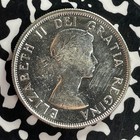 1956 Canada 50 Cents Lot t7485 Silver  High Grade  Beautiful 