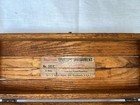 Vtg Beautiful Starrett 101c Leveling Instrument Transit W Original Wood Case