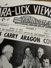 1957 Aragon Ballroom Scarce Promotional Tiny Little Eisenhower Alice Lon Vtg   