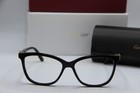 New Cartier Ct 0129o 001 Black Gold Authentic Frames W case Eyeglasses 53-15