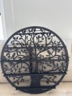 Wall Mount 5 Tier Nail Polish Rack Holder Tree Silhouette Salon Art Display