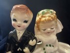 Vintage Napco Mcm 1950   s Bride Groom Wedding Topper Figurine