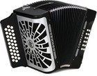Hohner Compadre Diatonic Accordion - Keys Of F bb eb - Black