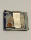Rare Antique Engraved European Sterling Silver Money Clip   Photo Frame - Lqqk