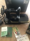 1951 Singer Centennial 221-1 Sewing Machine W case   Extras