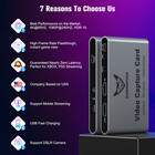 4k Hdmi Video Capture Card For Streaming 4k 60hz hdr Vrr Passthrough Low Latency