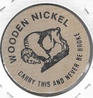 1883-1983  Tingley  Iowa  100th Anniversary  Centennial Token  Wooden Nickel