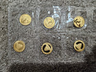      10  2015 China  999 Gold Panda 1 10 Oz 50 Yuan Coins Sealed Pouch  1 Oz Total