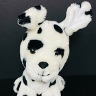 Vintage Russ Dalmatian Dog Plush Puppy Ear Up Sits Black Spots 7  Stuffed Animal