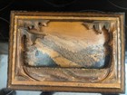 Vintage German Wooden Hand Carved Landscape