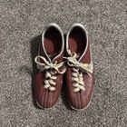 Women   s Vintage Nike Bowling Shoes 1980   s Maroon Swoosh Size 8 5 830507sn