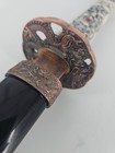 42  Vtg Dragon Katana Sword  United Knife Special Steel Ivory Gem Dragon Handle 