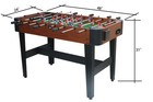 48 Inch Foosball Soccer Game Table Standard Size Indoor Table Home Game
