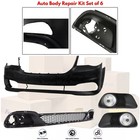 Front Bumper Cover Paintable   Fog Light Pair For 2011-2020 Dodge Grand Caravan