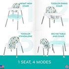 Evenflo 4-in-1 Convertible High Chair - Versatile Eat   Grow  Durable Polyester