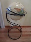 Vintage Replogle Globe 16    World Classic Series Floor Iron Stand 39 25  H 1970 s