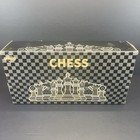 2in1 Luxury Metal Chess And Checkers Set - Foldable Wooden Board - Metal Pieces