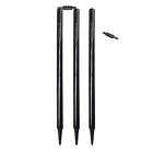 Bratla Cricket Stumps Black Wickets Wooden Stumps High Quality Set Of 3