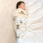 Muslin Swaddle Blankets  Baby Swaddling Wrap Nursery Receiving Blanket For Bo   