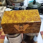 Golden Camphor  Wood Box 15  9  6cm Camphor Solid Wood Jewelry Tea Storage Box