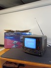     vintage Crt Tv Action 5    Black And White Original Box Tested Working Retro 