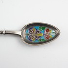 Sterling Silver Jgk Johan G Kjaerland Norway Double Plique A Jour Demi Spoon