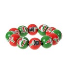 110 Pieces Christmas Wooden Beads   natural Wood Beads Xmas 16mm Bead Christmas C