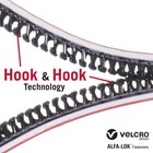 Velcro r  Brand Alfa-lok tm  Plastic Mounting Strips 3 In  L 4 Pk