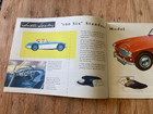 Austin Healey 100 Six 1956 Brochure English Sports Cars Ads