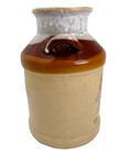 Milk Jug  live Better Naturally  7-3 8  Vtg Rustic Vase Planter Enesco Stoneware