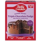 Betty Crocker Super Moist Triple Chocolate Fudge Cake Mix 13 25 Oz