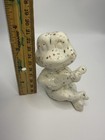 Vintage Ceramic Pottery Speckled Frog Paint Splatter White 3 5    Tall