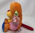 Baby Ty Funky Monkey Soft Plush Tylux Plush 10  Mwmt 2005 Orange Pink Green 