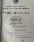 Vintage 1977 Narragansett Bay Rhode Island Nautical Chart Map - 48    X 34   