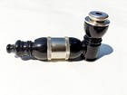 Metal Smoking Pipe Black Aluminum Parts Nickel Brass Bowl Chamber Pipes Screens