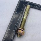 Lot Of 4 Concrete Wedge Anchor 6  X 0 74 3 4 Hot-dipped Galvanized Hex-nut-head