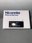 Nicorette Nicotine Gum Stop Smoking Aid  White Ice Mint Flavor  4 Mg  160 Count