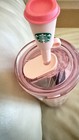 2026 Disney Mickey Mouse Pink Sakura Starbucks Tumbler W  Straw New 