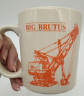 Vintage Big Brutus West Mineral Ks Mining Coffee Cup Cafe Diner Restaurant Mug